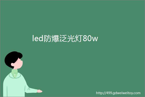 led防爆泛光灯80w